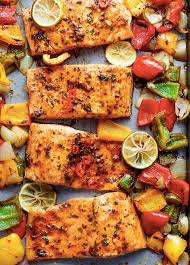 Quick And Easy Sheet Pan Salmon Recipes Domino Sheet Pan Dinners Recipes Healthy Weeknight Meals Sheet Pan Recipes