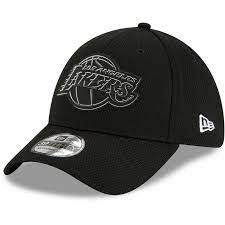 Los Angeles Lakers New Era Mold 39thirty Flex Hat Black Em 2021