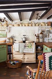 Love The Ceiling Wood Bims Old Stove A Dog S Corner Swinging Chair And Kitchen Wear Uner The Beaut English Cottage Kitchens Cottage Kitchens Country Kitchen