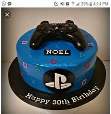 Gift Idea Playstation Cake 4th Birthday Cakes Video Game Cakes