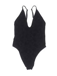 Details About Aerie Women Black One Piece Swimsuit L