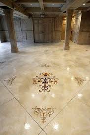 Decorative Concrete At It S Finest This Concrete Floor Features A Concrete Overlay With Stenciling And Conc Stained Concrete Concrete Floors Concrete Overlay
