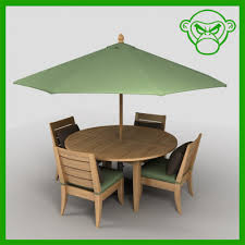 Looking for a good deal on table umbrella? 3d Table Chairs Umbrella Model
