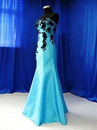 Black And Blue Wedding Dress Trumpet Style Blue And Black Wedding Dress Available In Every Color Turquoise Wedding Dresses Blue Wedding Dresses Black Wedding Dresses