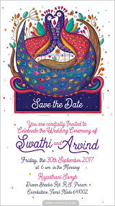 Free Ecard Einvite With Printed Cards Peacock Indian Creative Wedding Invitat Wedding Reception Invitations Indian Wedding Invitations Reception Invitations