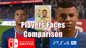 Fifa has said players who feature in any breakaway european super league would be banned from playing in fifa. Fifa 21 Nintendo Switch Vs Ps4 Players Faces Comparison Top Players Youtube