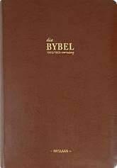 Afrikaans Bybel 1933 53 Groot Druk Bruin Verwerkte Leer Zoe
