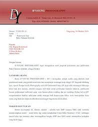 Proposal Penawaran Proposal Job Cover Letter Lettering