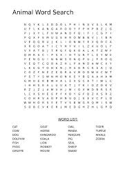 It's the perfect exercise for your brain. Download Print And Solve This Animal Word Search For Free Or Solve Online Make Your Own Word Search For Kids At M Word Puzzles Word List Word Search Puzzle