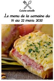 Le Menu De La Semaine Du 16 Au 22 Mars 2020 En 2020 Recettes De Cuisine Menu Semaine Menu Facile