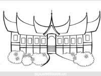 Kumpulan mewarnai gambar tarian tradisional via gambarhitamputih.website. 720 Gambar Mewarnai Rumah Adat Minang Hd Terbaru Gambar Rumah