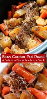 Slow Cooker Pot Roast Recipe Pot Roast Slow Cooker Slow Cooker Pot Roast Recipes Easy Pot Roast