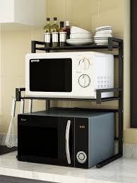 The can storage rack enables you to keep an organized kitchen space with much ease of accessibility. Adjustable And Thickened Microwave Oven Rack Kitchen Microwave Rack Rice Cooker Oven Storage Stand Kitchen Appliances Storage Wall Mounted Kitchen Racks Aliexpress