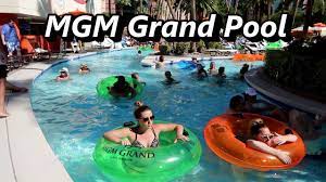 Mgm Grand Pool Walkabout Youtube