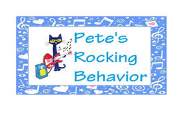 pete the cat behavior chart