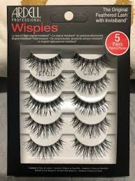 Ardell multipack demi wispies fake eyelashes 2 pack : Ardell Lashes Wispies Black 5 Pack For Sale Online Ebay