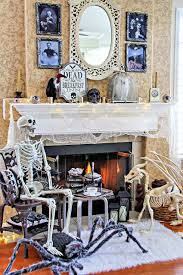 Browse this list, from outdoor porch ideas to ways to upgrade your mantel, window, and table, to get all of the decorating 78 diy halloween decoration ideas that are a mix of scary, cute, and everything in between. Halloween Front Porch And Fireplace Decorating Ideas Tonya Staab