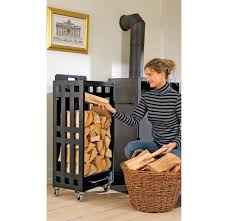 Kaminholzregal kaminholzständer brennholzregal holzstapelhilfe innen außen grau. Kaminholzregal Selbst De