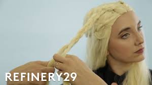 Daenerys has super textured hair, so the more curls the better. Daenerys Khaleesi Hairstyles How To Braid Hair Videos