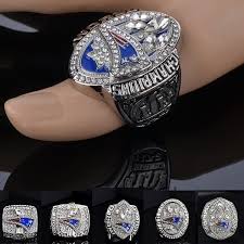 Images of every super bowl ring, analysis, replica shopping guide. 6pcs Set World Championship Ring Set Collection Sports Jewelry Nfl Replica New England Patriots Super Bowl Champion Rings Wish
