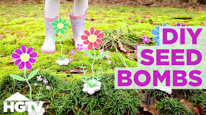Check out our tips on how to make these using recycled paper. Diy Seed Bombs Easy Spring Craft Project Hgtv Youtube