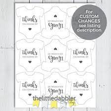 Simply print, cut and place onto your thank you gifts that you will be giving to your guests. Thanks For Popping By Printable Baby Shower Mini Onesie Favor Tags Ready To Pop Popcorn Favor Tags Pdf Baby Shower Printables Baby Shower Onesie Popcorn Favor Tags