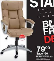 Staples has staples bristone luxura managers chair (brown) for $54.99 (orig. Black Friday Deal Staples Burlston Luxura Managers Chair