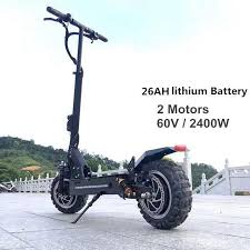 11inch Off Road Electric Scooter 60v 2400w 65km H Strong Powerful Hover Board Elektro Scooter Elektro Scooter Elektro Elektroroller