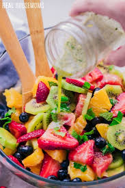 But the term fruit salad has long been abused by those who believe that tasteless honeydew + unripe cantaloupe + rock hard grapes = something worth eating. The Best Fruit Salad Recipe With Video Real Housemoms