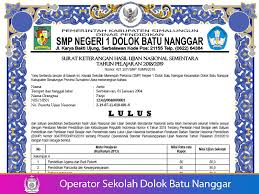 Check spelling or type a new query. Surat Keterangan Hasil Ujian Nasional Sementara Tahun Pelajaran 2018 2019 Untuk Smp Operatorsekolahdbn Com Informasi Pendidikan Indonesia