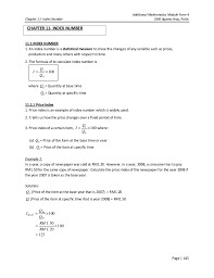 To guide and help spm students to achieve excellent results in their spm 2019. Chapter 11 Index Number