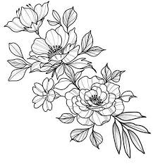 25 Beautiful Flower Drawing Information Ideas Brighter Craft Beautiful Flower Drawings Flower Tattoo Drawings Flower Wrist Tattoos