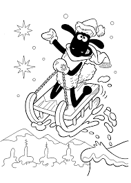 Click on the image you want to color, this will open page displaying large picture you selected. Https Coloring 4kids Com Shaun The Sheep Christmas Coloring Pages For Kids Printable Free