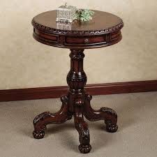 Cortona Round Pedestal Table Round Foyer Table Pedestal Table Foyer Table
