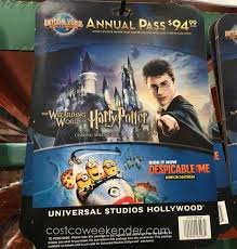 Universal Studios Hollywood Annual Season Pass 2016 Costco Weekender