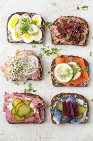 The recipes aren't as specific as we usually write them, since sandwiches rarely call for detailed instructions. Smorrebrod Ilona S Passion