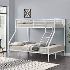 Vendiamo causa inutilizzo un letto a castello 3 posti per cameretta del 2009. Neu Haus Letto A Castello Metallo 3 Posti Barriera Anticaduta 200cm X 140 90cm Letto Per Bambini Con Rete A Doghe Bianco Arredamento E Casa