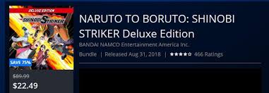 Unreal engine 4 original size: Naruto To Boruto Shinobi Striker Deluxe Edition Content Torunaro