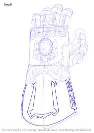 Learn How To Draw The Infinity Gauntlet From Avengers Infinity War Avengers Infinity War Step By Infinity Drawings Avengers Drawings The Infinity Gauntlet
