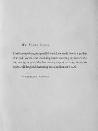 Последние твиты от michael faudet (@michaelfaudet). When You Re Truly In Love You Never Have To Question It Michael Faudet Talks Love Poetry And His Relationship With Lang Leav I Shayari Page