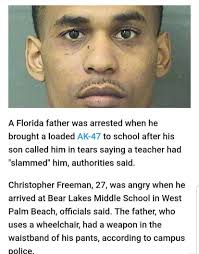 I'm with the father🤷🏽‍♀️ And the teacher only even did that to the child  because he knew that the child's father was in a wheelchair. I bet he  wouldn't be putting his