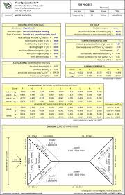 Wind On Structures Analysis Spreadsheet To Eurocode 1 4