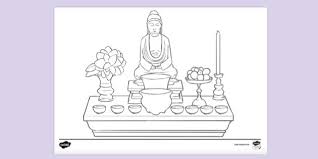 Everything has been classified in themes which are commonly used in primary education. Buddhist Shrine Colouring Sheet Colouring Sheets