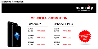 A complete guide of every mac, ipod, iphone, ipad and mac clone with technical and pricing info. Mac City Merdeka Promotion Offers Iphone 7 And Iphone 7 Plus From Rm2 999 Lowyat Net