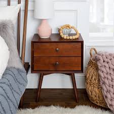 Maybe you would like to learn more about one of these? Walker Edison Mid Century 2 Drawer Solid Wood Nightstand Walnut Lwr25mc2dwt Rona