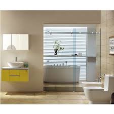 Polished chrome finishes on the header and towel bars match the other fixtures in the room. Stainless Steel Hanging Sliding Tempered Glass Door Hardware Fittings For Shower Room Buy Glass Door Hardware Fittings For Shower Room Stainless Steel Hanging Sliding Tempered Door Fitting Milgard Stacking Glass Wall