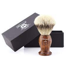Natural Wood Handle Silvertip Badger Hair Shaving Brush - Etsy