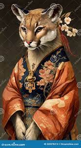 Photoshoot of Unique Cultural Apparel: Elegant Cougar Animal in Traditional  Japanese Kimono (Generative AI) Stock Illustration - Illustration of  japanese, unique: 269678414