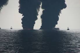 People are calling this fire in the ocean the 'portal to hell'. Researchers Analyze 125 Compounds From Oil Spilled In The Gulf Of Mexico To Determine Their Longevity