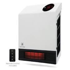 Heat Storm Deluxe Wall Unit 1 000 Watt Infrared Quartz Portable Heater With Built In Thermostat And Over Heat Sensor Hs 1000 Wx The Home Depot Portable Space Heater Heater Wall Mounted Heater